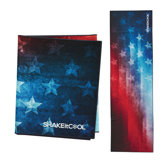 Extended Cooling Towel - Old Glory (40"x12")