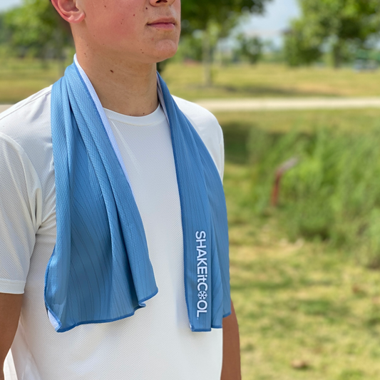 Extended Cooling Towel - Steel Wave (40"x12")