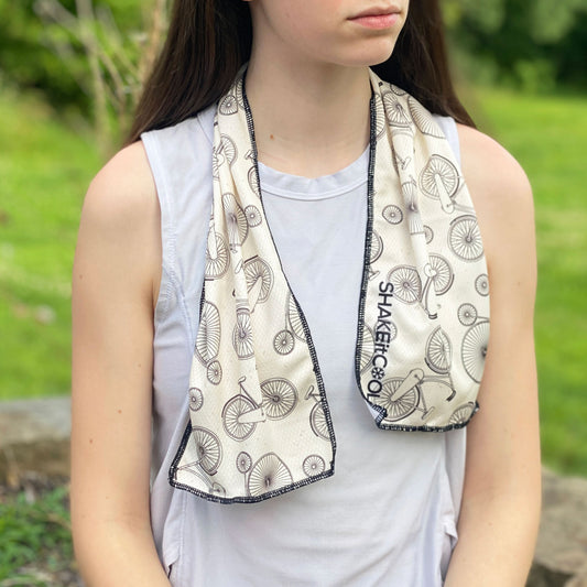 Original Cooling Towel - Vintage Bike (32" x 6")