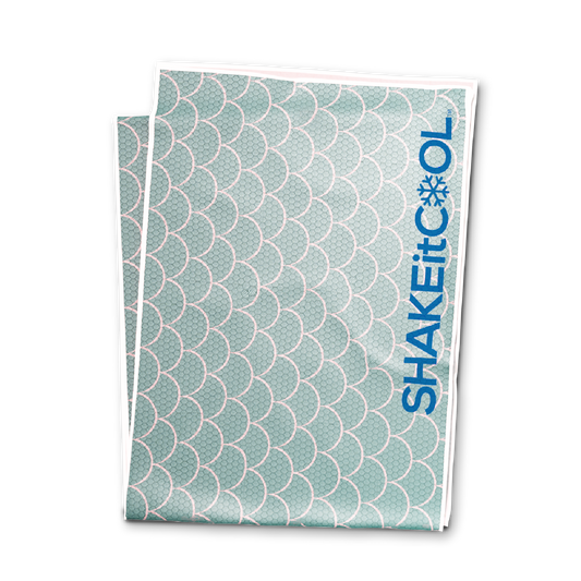 Original Cooling Towel - Green Scale (32" x 6")