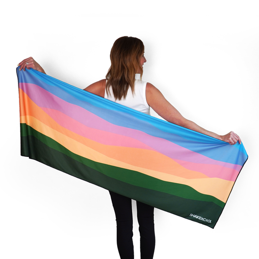 Large Cooling Shawl - Sunset (70"x30")