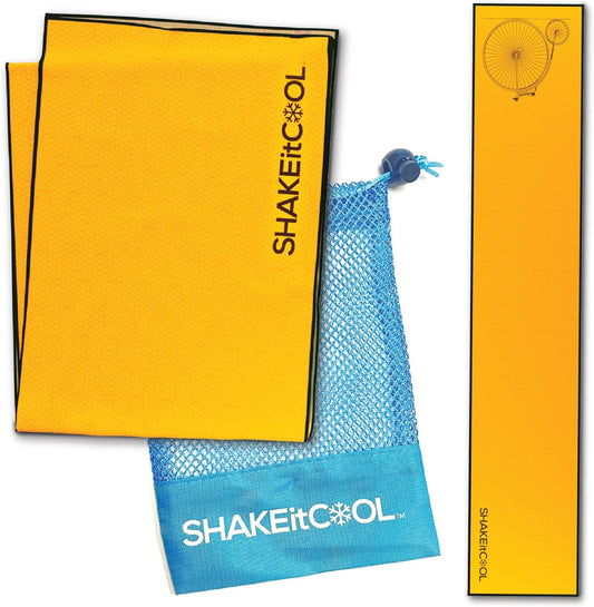 Original Cooling Towel - Yellow Vintage (32" x 6")