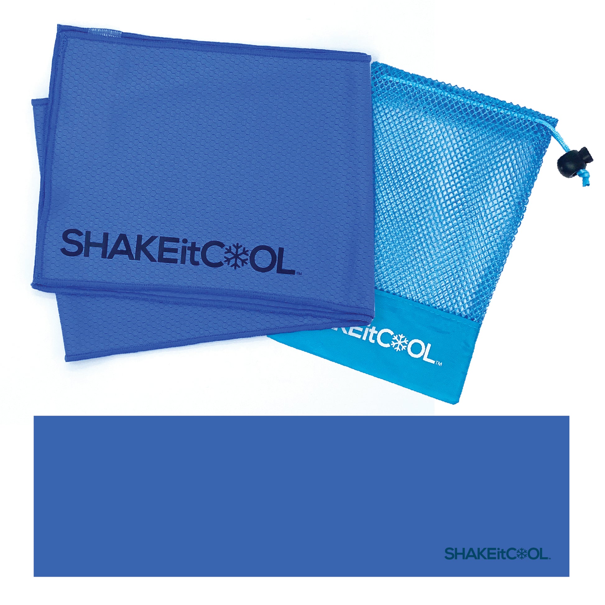 Extended Cooling Towel - Blue (40"x12")