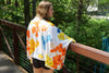 Large Cooling Shawl - Bright Flowers (60