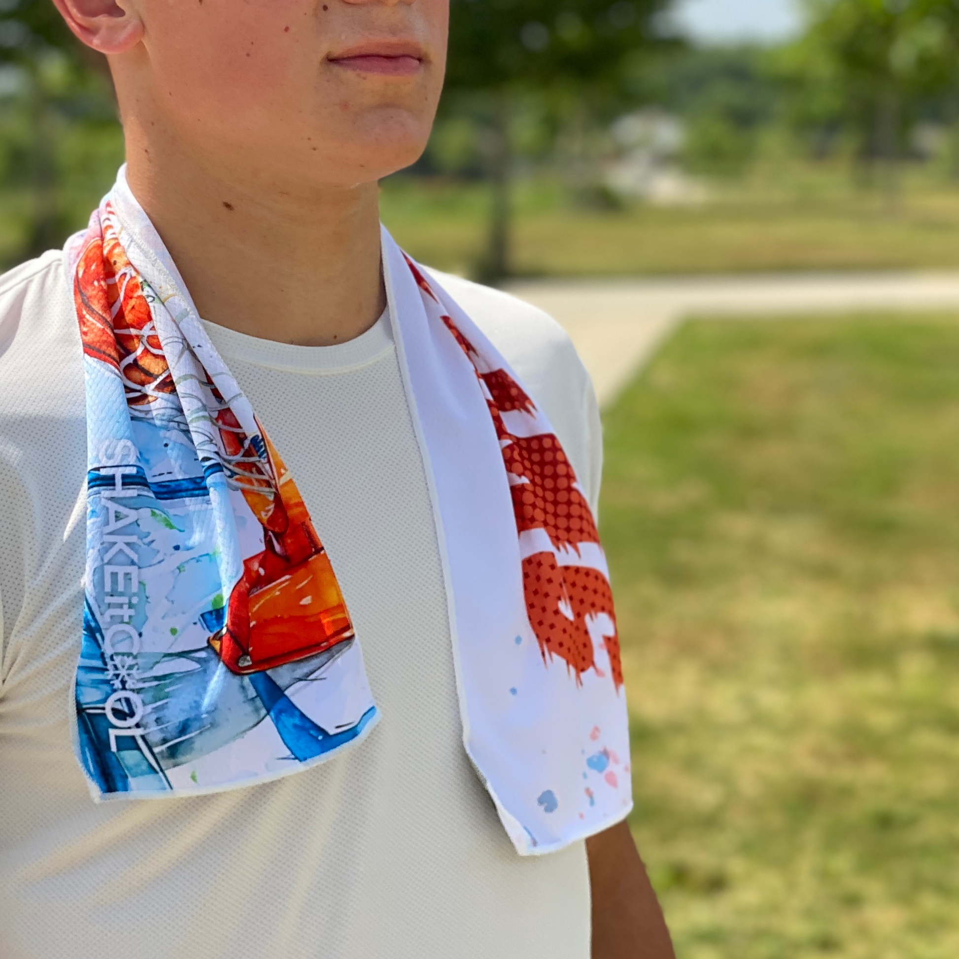 Original Cooling Towel - Basketball (32" x 6")