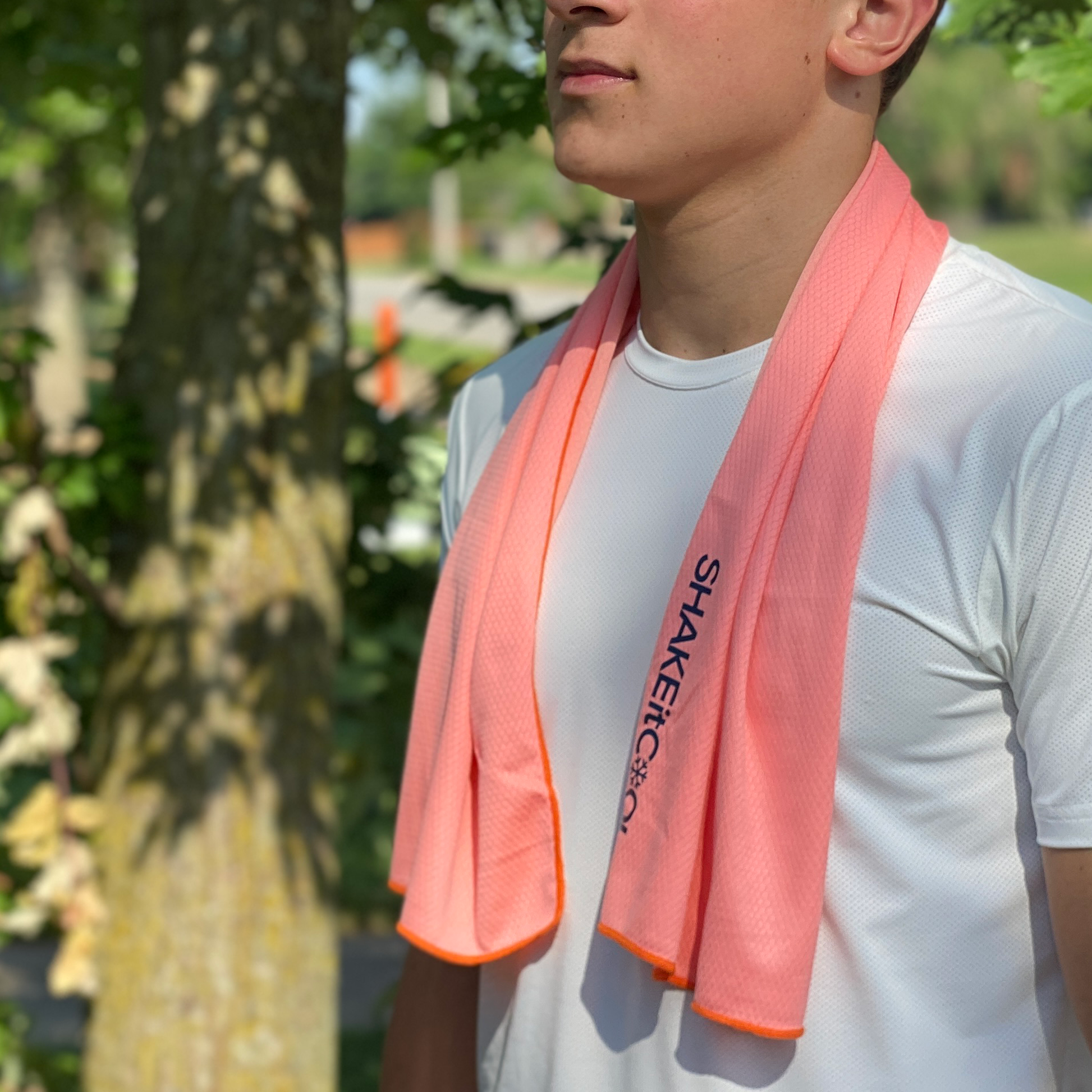 Extended Cooling Towel - Orange (40"x12")