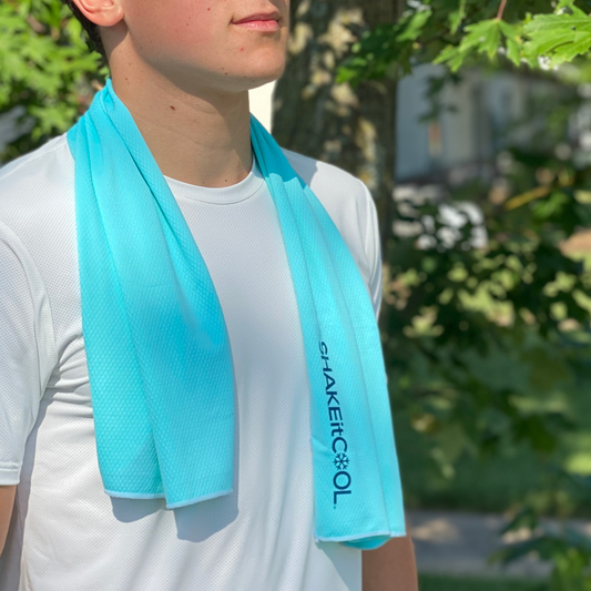 Extended Cooling Towel - Teal (40"x12")