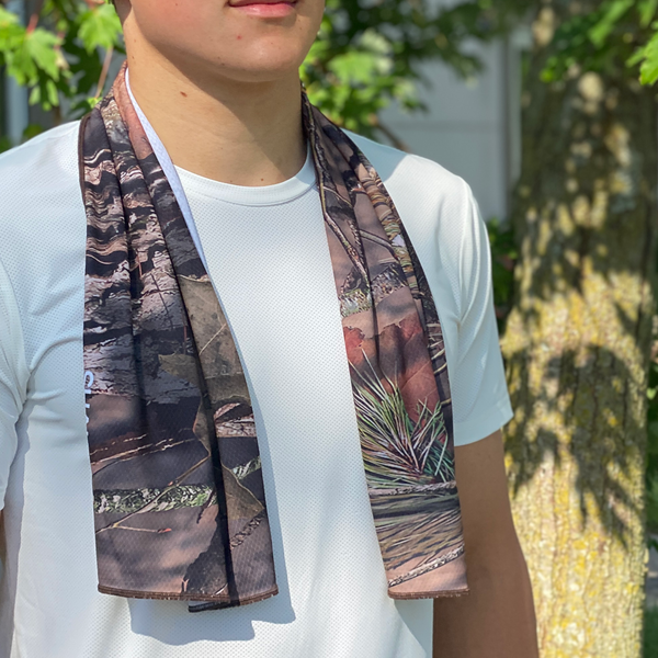 Extended Cooling Towel - Tree Camo (40"x12")