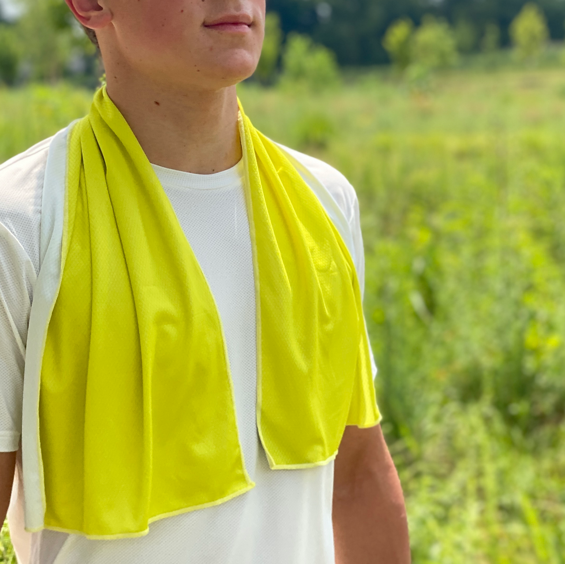 Extended Cooling Towel - Safety Yellow (40"x12")