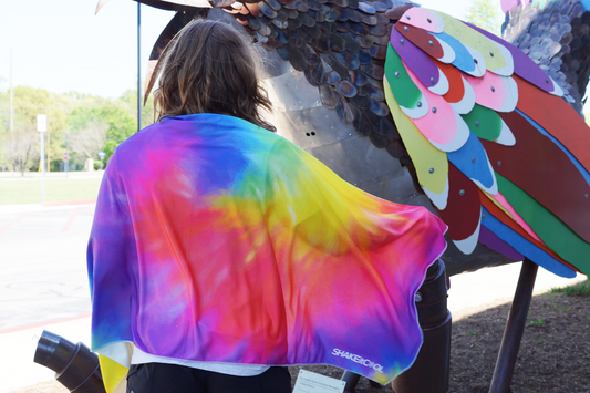 Large Cooling Shawl - Tie Dye (70"x30")