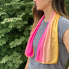 Extended Cooling Towel - Pink Orange Ombre (40