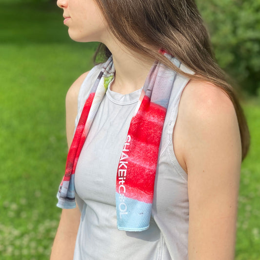 Original Cooling Towel - Watermelon Popsicle (32" x 6")